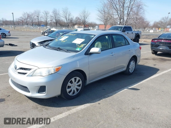 2011 Toyota Corolla L with VIN JTDBU4EE1B9137620, listed as a IAAI auction lot 41791084 with 137,597 mi miles. Bid and sale history available at carsss.com. Image 2.