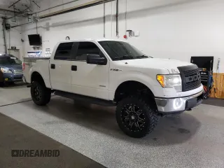 2014 Ford F-150 XL with VIN 1FTFW1ET6EKD54344, listed as a Copart auction lot 53166045 with 185,175 mi miles and Clean Title. Bid and sale history available at carsss.com. Image 4.