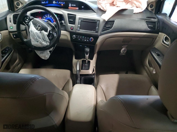 2012 Honda Civic Sdn EX-L with VIN 2HGFB2F94CH526610, listed as a Copart auction lot 51259395 with 209,063 mi miles and Salvage Title. Bid and sale history available at carsss.com. Image 8.