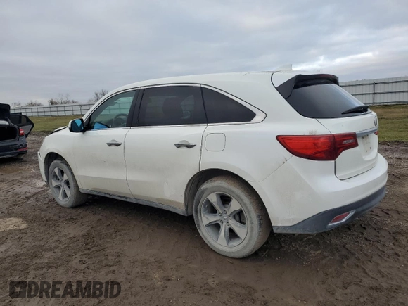 2014 Acura MDX with VIN 5FRYD3H28EB018882, listed as a Copart auction lot 44899515 with 232,450 mi miles and Salvage Title. Bid and sale history available at carsss.com. Image 2.