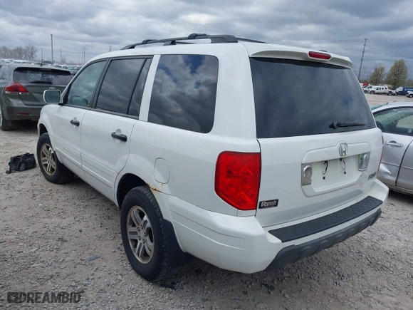 2004 Honda Pilot EX with VIN 2HKYF18604H559427, listed as a IAAI auction lot 42045954 with 361,939 mi miles. Bid and sale history available at carsss.com. Image 3.