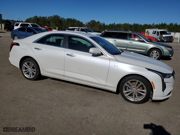 2020 Cadillac CT4 Luxury with VIN 1G6DA5RK5L0135563, listed as a Copart auction lot 84494264 with 0 mi miles and Salvage Title. Bid and sale history available at carsss.com. Image 4.