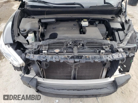 2013 Infiniti JX35 with VIN 5N1AL0MN0DC325393, listed as a Copart auction lot 47621695 with 228,929 mi miles and Salvage Title. Bid and sale history available at carsss.com. Image 12.