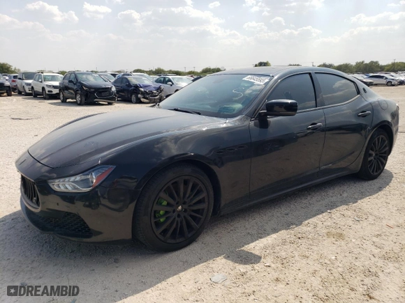 2015 Maserati Ghibli S Q4 with VIN ZAM57RTA7F1156917, listed as a Copart auction lot 66645593 with 92,750 mi miles. Bid and sale history available at carsss.com. Image 1.