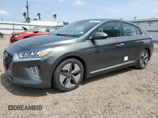2021 Hyundai Ioniq Limited with VIN KMHC05LC1MU254410, listed as a Copart auction lot 53477115 with 126,606 mi miles and Salvage title. Bid and sale history available at DreamBid. Image 1.