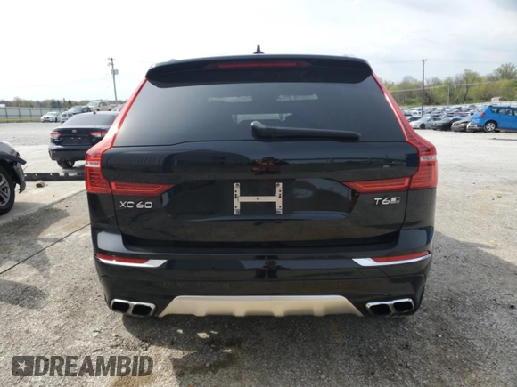 2019 Volvo XC60 Inscription with VIN LYVA22RL0KB183901, listed as a Copart auction lot 53528455 with 93,754 mi miles and Salvage title. Bid and sale history available at DreamBid. Image 6.