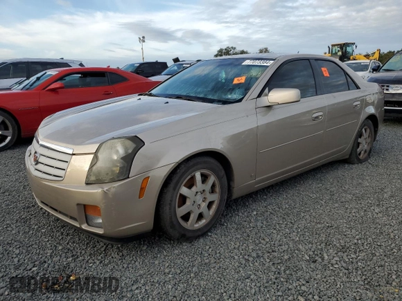 2006 Cadillac CTS with VIN 1G6DM57T560148515, listed as a Copart auction lot 77073384 with Not Provided miles and Salvage Title. Bid and sale history available at carsss.com. Image 1.