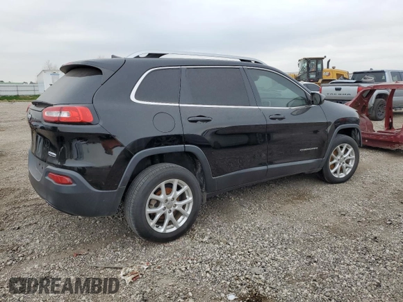 2018 Jeep Cherokee Latitude Plus with VIN 1C4PJLLB7JD518515, listed as a Copart auction lot 44738635 with 94,869 mi miles and Clean Title. Bid and sale history available at carsss.com. Image 3.