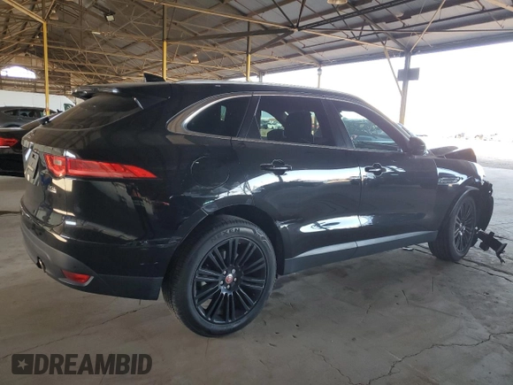2019 Jaguar F-Pace 30t Portfolio with VIN SADCN2GX5KA368284, listed as a Copart auction lot 54786875 with 53,328 mi miles and Salvage title. Bid and sale history available at DreamBid. Image 3.