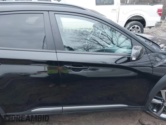 2021 Hyundai Kona Ultimate with VIN KM8K5CA59MU657508, listed as a IAAI auction lot 41144378 with 15,828 mi miles. Bid and sale history available at carsss.com. Image 13.