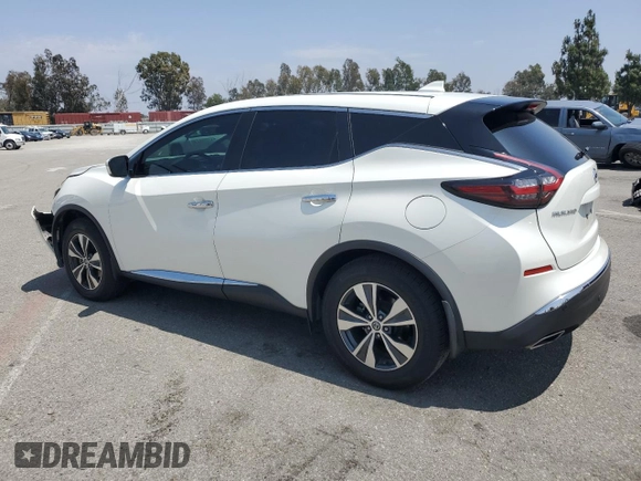2020 Nissan Murano S with VIN 5N1AZ2AJ8LN151264, listed as a Copart auction lot 55690195 with 58,065 mi miles and Salvage title. Bid and sale history available at DreamBid. Image 2.