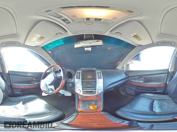 2008 Lexus RX 400h with VIN JTJGW31U382007957, listed as a Copart auction lot 72762994 with 268,053 mi miles and Salvage Title. Bid and sale history available at DreamBid. Image 14.
