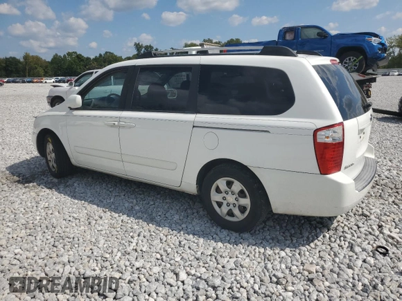 2006 Kia Sedona LX with VIN KNDMB233666057581, listed as a Copart auction lot 71027674 with 206,556 mi miles and Salvage Title. Bid and sale history available at carsss.com. Image 2.