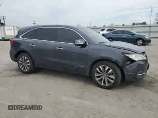 2016 Acura MDX w/Tech with VIN 5FRYD4H41GB055380, listed as a Copart auction lot 46271925 with 113,388 mi miles and Salvage Title. Bid and sale history available at carsss.com. Image 4.