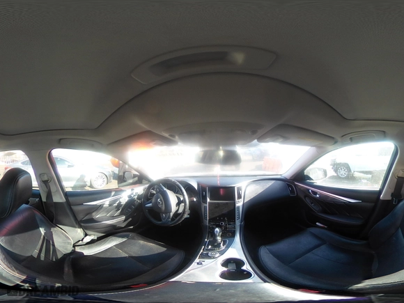 2015 Infiniti Q50 Premium with VIN JN1BV7AP4FM334762, listed as a IAAI auction lot 41443049 with 99,519 mi miles. Bid and sale history available at carsss.com. Image 19.