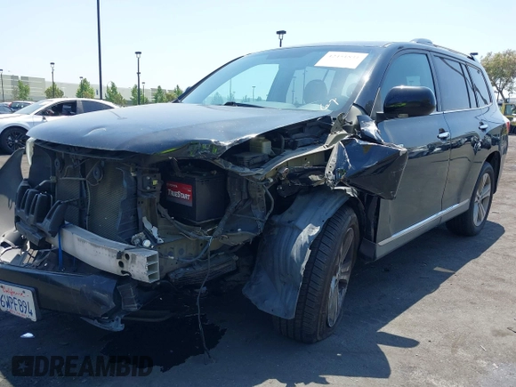 2012 Toyota Highlander Limited with VIN 5TDDK3EHXCS166619, listed as a IAAI auction lot 42451831 with 167,495 mi miles and . Bid and sale history available at DreamBid. Image 6.