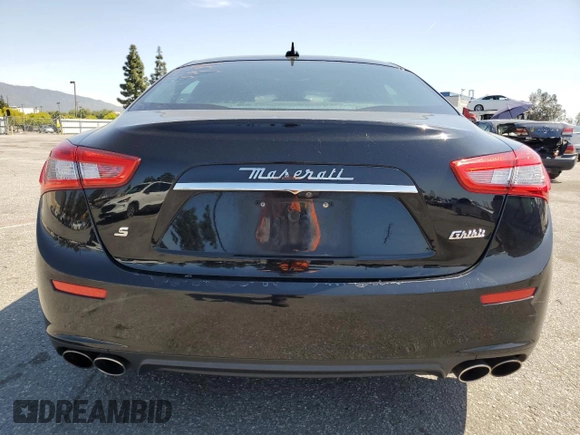 2017 Maserati Ghibli S с VIN ZAM57RSA1H1212595, выставлен на аукционе Copart как лот 52111405 с пробегом 55 158 миль миль и Списание • Salvage title. История ставок и продаж доступна на DreamBid. Изображение 6.