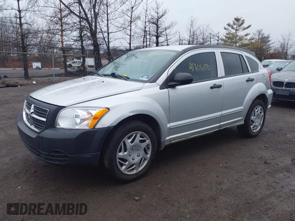 2007 Dodge Caliber SXT with VIN 1B3HB48BX7D379555, listed as a IAAI auction lot 41806050 with 99,662 mi miles and . Bid and sale history available at DreamBid. Image 2.