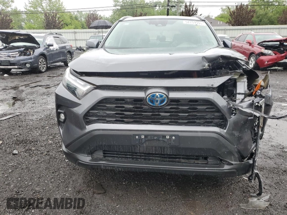 2022 Toyota RAV4 Hybrid XLE Premium with VIN 4T3B6RFV8NU073120, listed as a Copart auction lot 58131935 with 37,198 mi miles and Salvage title. Bid and sale history available at DreamBid. Image 5.