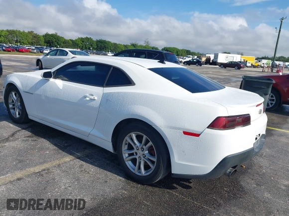 2015 Chevrolet Camaro LS z VIN 2G1FB1E32F9140247, wystawiony jako IAAI lot #42240205 z przebiegiem 196 142 mil mil oraz . Historia ofert i sprzedaży dostępna na DreamBid. Obrazek 3.