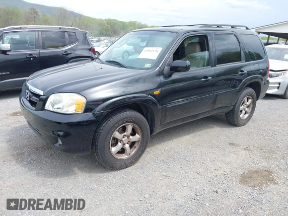 2005 Mazda Tribute S with VIN 4F2CZ96185KM16560, listed as a IAAI auction lot 42065748 with 84,584 mi miles and . Bid and sale history available at carsss.com. Image 2.