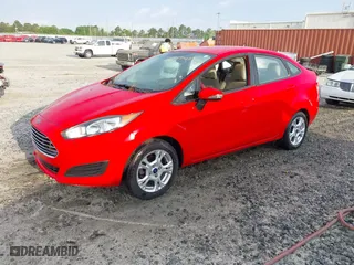 2015 Ford Fiesta SE with VIN 3FADP4BJ6FM132489, listed as a IAAI auction lot 41975658 with 115,653 mi miles. Bid and sale history available at carsss.com. Image 2.