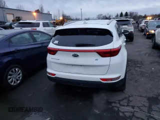 2018 Kia Sportage LX with VIN KNDPMCAC2J7326808, listed as a Copart auction lot 84875434 with 64,208 mi miles and Salvage Title. Bid and sale history available at carsss.com. Image 6.