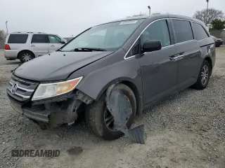 2011 Honda Odyssey EX with VIN 5FNRL5H46BB070299, listed as a Copart auction lot 50550385 with 167,544 mi miles and Salvage Title. Bid and sale history available at carsss.com. Image 1.