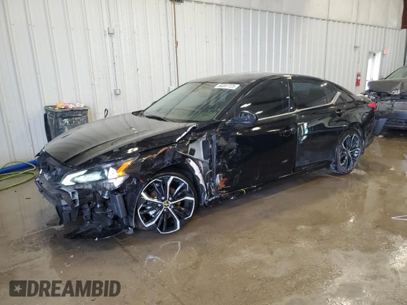 2023 Nissan Altima 2.5 SR with VIN 1N4BL4CV5PN411167, listed as a Copart auction lot 50207725 with 23,516 mi miles and Salvage Title. Bid and sale history available at carsss.com. Image 1.