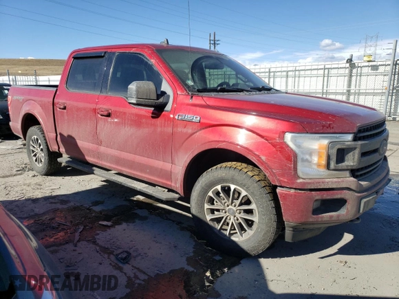 2019 Ford F-150 XL with VIN 1FTEW1EP2KKD26969, listed as a Copart auction lot 46751235 with 133,712 mi miles and Salvage Title. Bid and sale history available at carsss.com. Image 4.