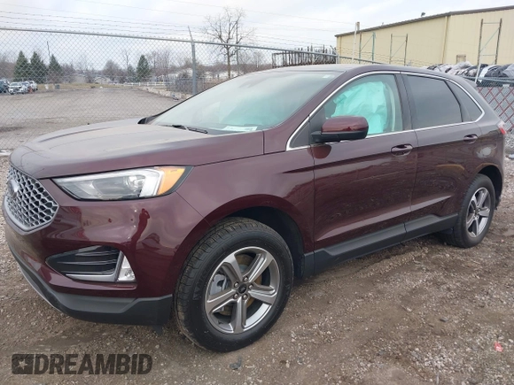2024 Ford Edge SEL z VIN 2FMPK4J94RBA23897, wystawiony jako IAAI lot #41810930 z przebiegiem 7 110 mil mil oraz . Historia ofert i sprzedaży dostępna na DreamBid. Obrazek 20.