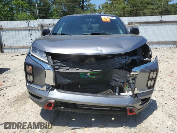 2020 Mitsubishi Outlander ES with VIN JA4AP3AU2LU030692, listed as a Copart auction lot 57047345 with 78,396 mi miles and Salvage title. Bid and sale history available at DreamBid. Image 5.