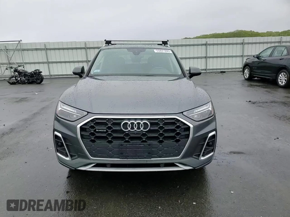 2022 Audi Q5 S line Premium Plus with VIN WA1EAAFY2N2020441, listed as a Copart auction lot 55841995 with 40,316 mi miles and Salvage title. Bid and sale history available at DreamBid. Image 14.