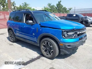2022 Ford Bronco Sport Outer Banks с VIN 3FMCR9C63NRD13926, выставлен на аукционе IAAI как лот 42606341 с пробегом 61 377 миль миль и . История ставок и продаж доступна на DreamBid. Изображение 1.