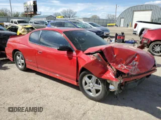 2005 Chevrolet Monte Carlo SS Supercharged z VIN 2G1WZ151659313406, wystawiony jako Copart lot #51534635 z przebiegiem 242 283 mil mil oraz Szkoda całkowita • Salvage title. Historia ofert i sprzedaży dostępna na DreamBid. Obrazek 4.