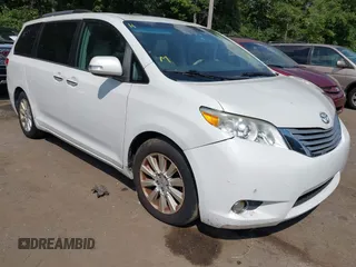 2013 Toyota Sienna XLE with VIN 5TDDK3DC4DS053496, listed as a IAAI auction lot 42824206 with Not provided miles and . Bid and sale history available at DreamBid. Image 1.