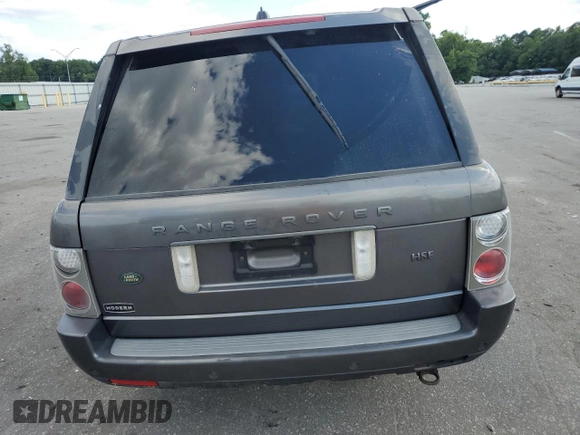 2006 Land Rover Range Rover HSE z VIN SALMF154X6A218685, wystawiony jako Copart lot #58928205 z przebiegiem Nie podano mil oraz Szkoda całkowita • Salvage title. Historia ofert i sprzedaży dostępna na DreamBid. Obrazek 12.