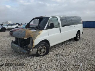 2011 Chevrolet Express Passenger 1LT с VIN 1GAZG1FG6B1101045, выставлен на аукционе Copart как лот 84706444 с пробегом Не указан миль и Списание • Salvage title. История ставок и продаж доступна на DreamBid. Изображение 1.
