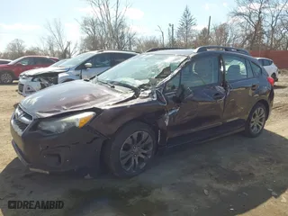 2013 Subaru Impreza Wagon 2.0i Sport Premium with VIN JF1GPAL60D2899622, listed as a IAAI auction lot 41875615 with 116,436 mi miles. Bid and sale history available at carsss.com. Image 2.