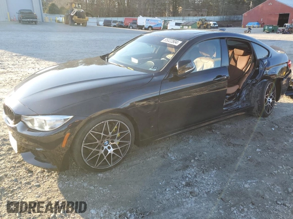 2016 BMW 4 Series 435i xDrive z VIN WBA4B3C54GG528014, wystawiony jako Copart lot #85022804 z przebiegiem 106 806 mil mil oraz Szkoda całkowita • Salvage title. Historia ofert i sprzedaży dostępna na DreamBid. Obrazek 1.