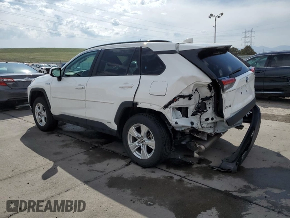 2021 Toyota RAV4 Hybrid LE z VIN 4T3MWRFV2MU048172, wystawiony jako Copart lot #54736375 z przebiegiem 33 006 mil mil oraz Szkoda całkowita • Salvage title. Historia ofert i sprzedaży dostępna na DreamBid. Obrazek 2.