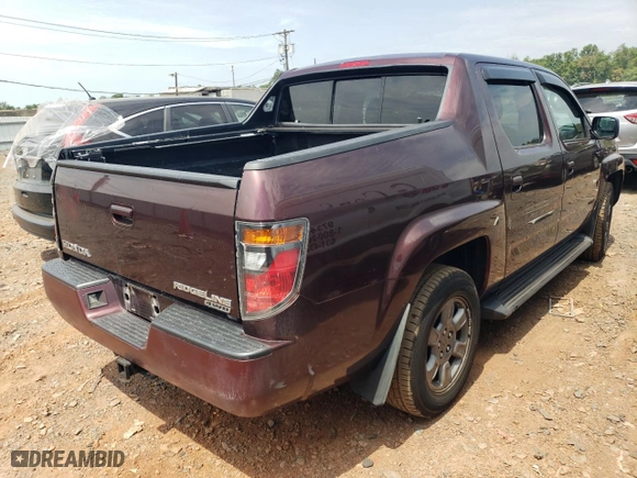 2008 Honda Ridgeline RTX with VIN 2HJYK16308H541511, listed as a Copart auction lot 64385724 with 154,259 mi miles and Salvage Title. Bid and sale history available at carsss.com. Image 3.