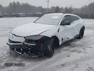 2019 Lamborghini Urus z VIN ZPBUA1ZL0KLA02164, wystawiony jako IAAI lot #41108311 z przebiegiem Nie podano mil oraz . Historia ofert i sprzedaży dostępna na DreamBid. Obrazek 2.