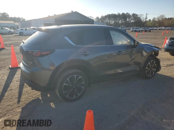 2023 Mazda CX-5 2.5 S Premium Package with VIN JM3KFBDM8P0145921, listed as a Copart auction lot 48218475 with 34,008 mi miles and Salvage Title. Bid and sale history available at carsss.com. Image 3.