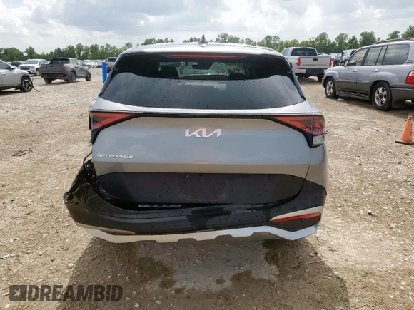 2024 Kia Sportage EX with VIN KNDPV3DFXR7289652, listed as a Copart auction lot 61652555 with 16,986 mi miles and Salvage title. Bid and sale history available at DreamBid. Image 6.