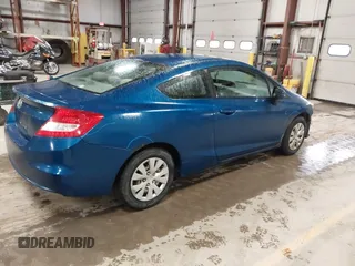 2012 Honda Civic Cpe LX with VIN 2HGFG3B59CH531151, listed as a IAAI auction lot 41757829 with 165,142 mi miles. Bid and sale history available at carsss.com. Image 4.