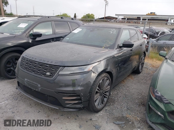 2024 Land Rover Range Rover Velar Dynamic SE with VIN SALYL2EX5RA381632, listed as a IAAI auction lot 42262189 with 23,135 mi miles and . Bid and sale history available at DreamBid. Image 2.