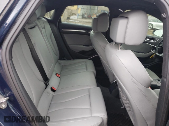 2018 Audi A3 Sedan Premium Plus with VIN WAUJ8GFF9J1001612, listed as a Copart auction lot 45247504 with 59,386 mi miles. Bid and sale history available at carsss.com. Image 10.