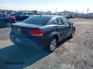 2008 Dodge Avenger SE with VIN 1B3LC46K48N168728, listed as a IAAI auction lot 42072164 with 103,186 mi miles and . Bid and sale history available at carsss.com. Image 4.