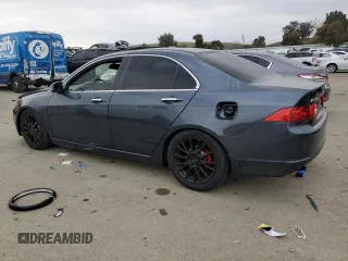 2004 Acura TSX w/Navigation with VIN JH4CL96994C019356, listed as a Copart auction lot 43169425 with 161,442 mi miles and Salvage Title. Bid and sale history available at carsss.com. Image 2.